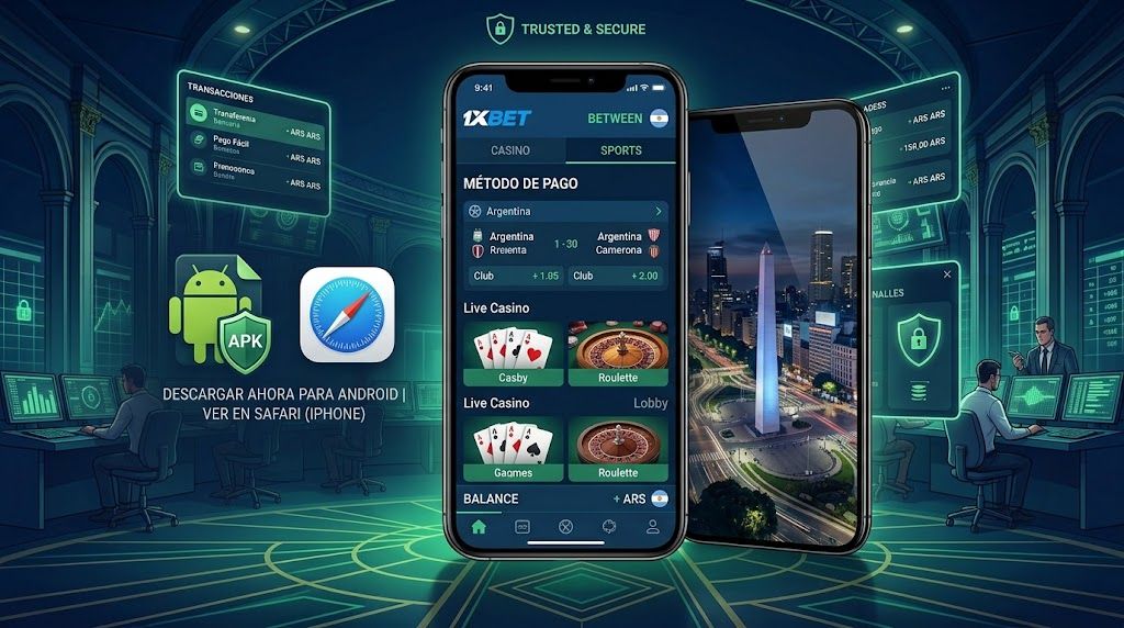 App 1win Argentina en el celular