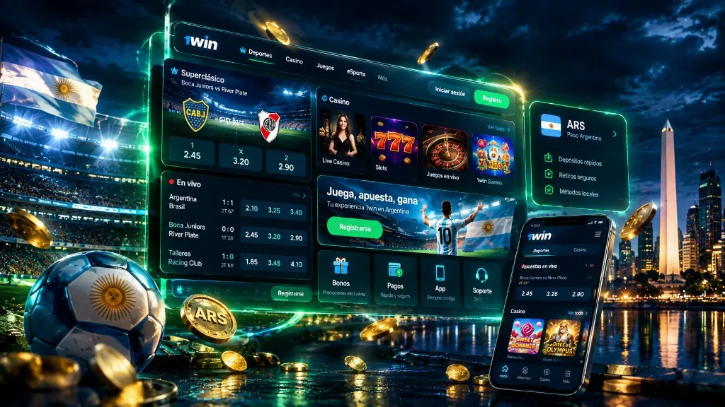 1win Argentina Oficial: sportsbook y casino