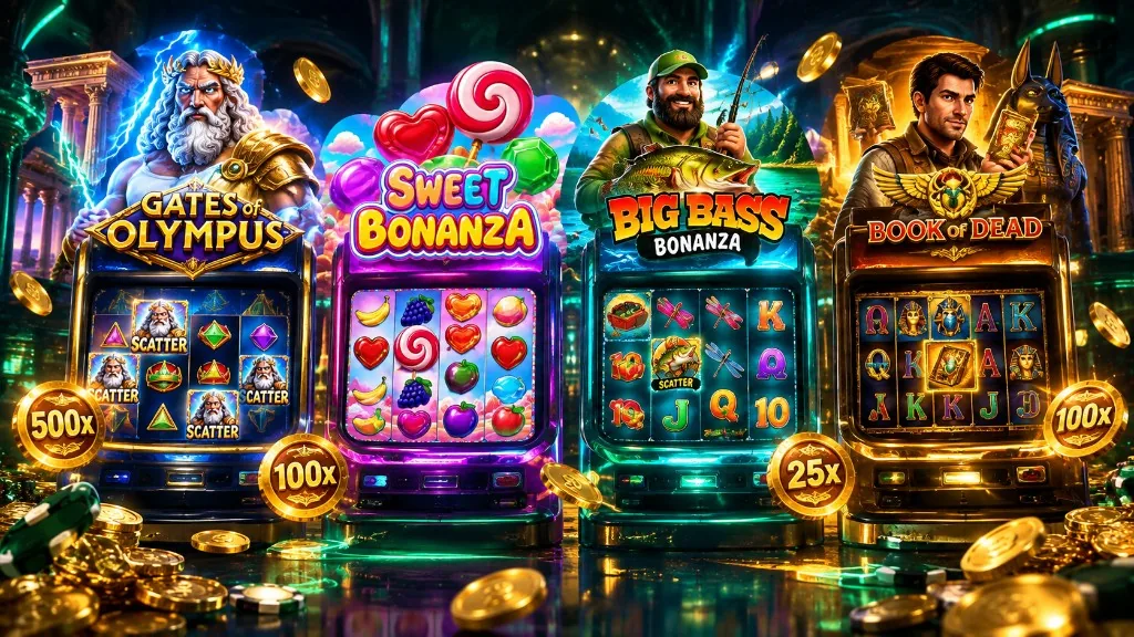 Tragamonedas 1win Argentina: Gates of Olympus, Sweet Bonanza, Big Bass y Book of Dead